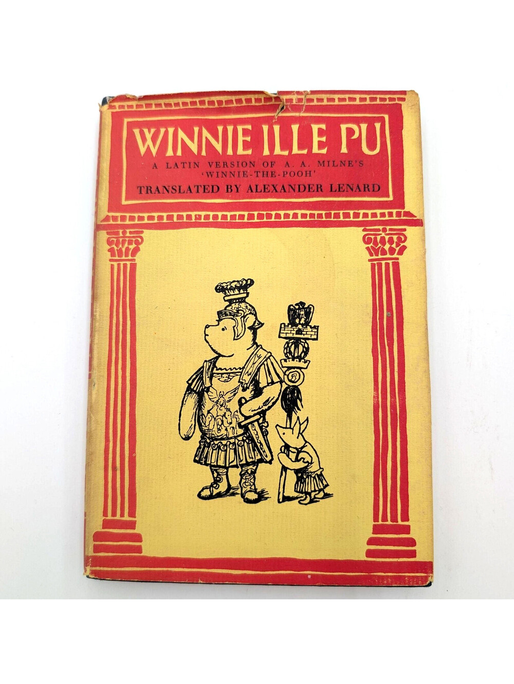 Winnie Ille Pu A.A. Milne Latin 1961 10th Printing Hardcover Dust Jacket